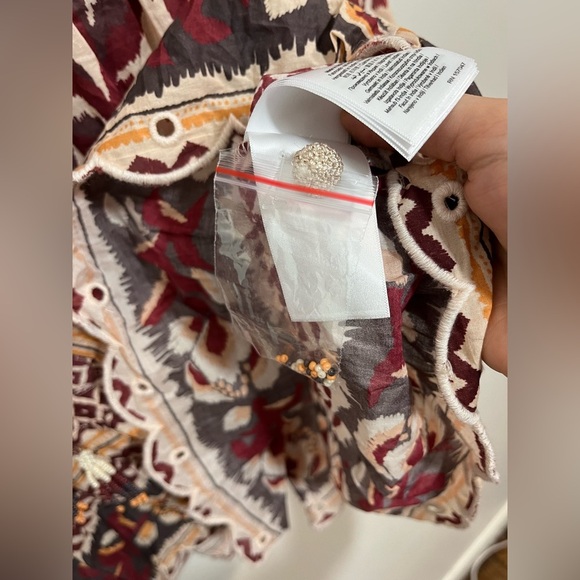 FARM Rio Cream Toucans Scarf Mini Dress - Picture 7 of 12